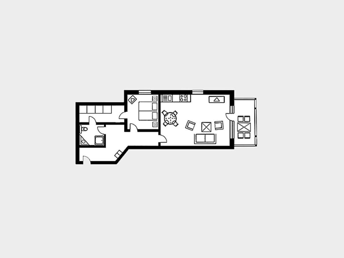 Apartment Strandvillen - Mit Meerblick, 1 Schlafzimmer Und Balkon Sv-759 Binz
